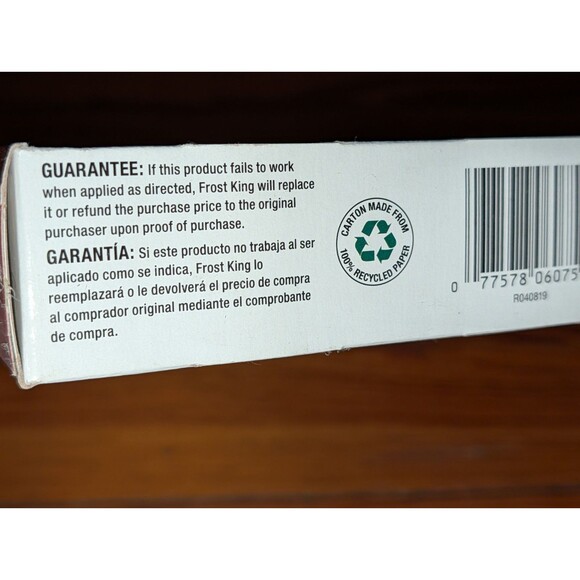 Frost King Indoor Window Insulation Shrink Kit 3 Pack 42 x 62 Extra Strength NIB - Picture 7 of 12